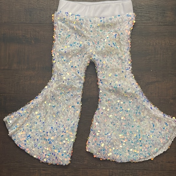 sequin bell bottoms - Picture 1 of 1